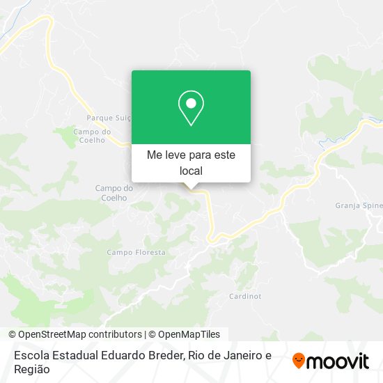 Escola Estadual Eduardo Breder mapa