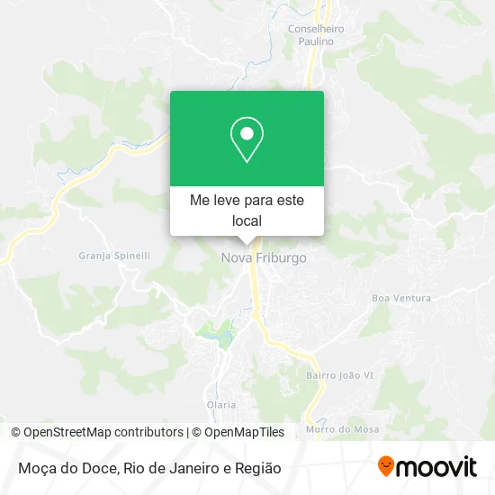 Moça do Doce mapa
