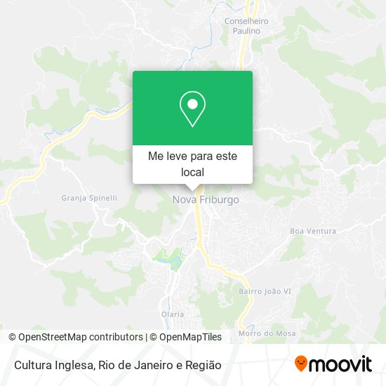 Cultura Inglesa mapa