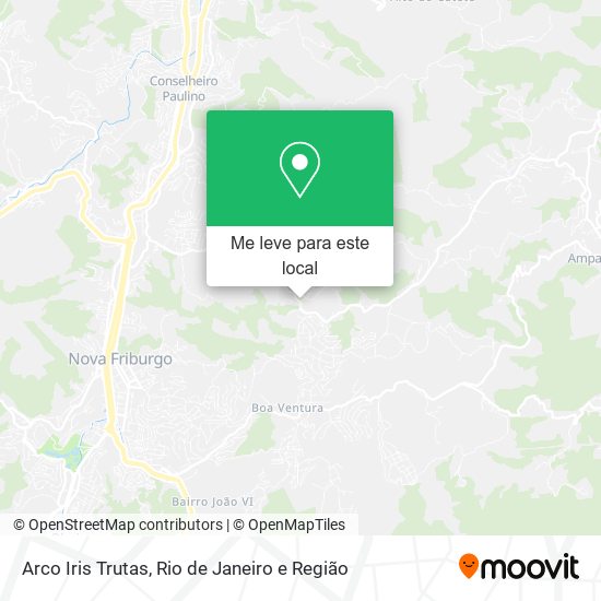 Arco Iris Trutas mapa