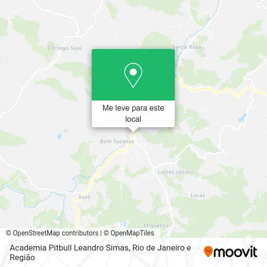 Academia Pitbull Leandro Simas mapa