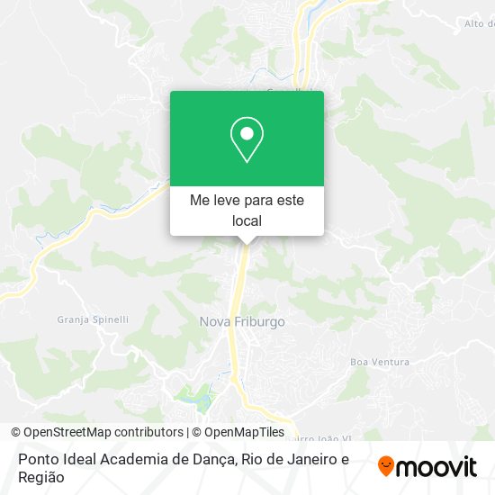Ponto Ideal Academia de Dança mapa
