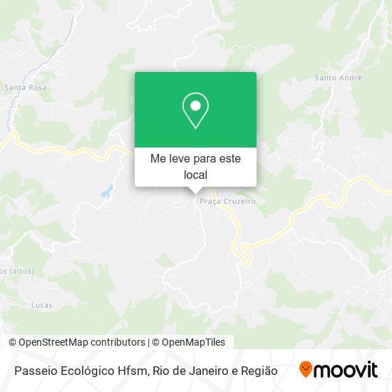 Passeio Ecológico Hfsm mapa