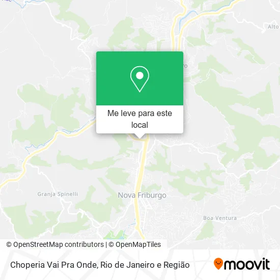 Choperia Vai Pra Onde mapa