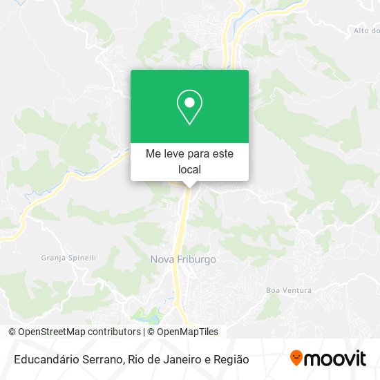 Educandário Serrano mapa