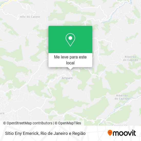 Sítio Eny Emerick mapa