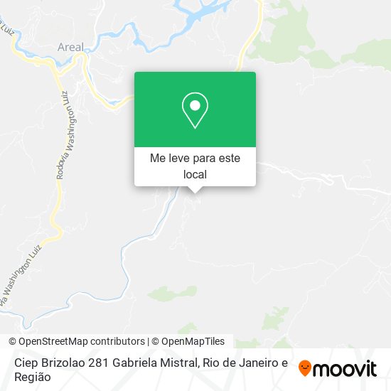 Ciep Brizolao 281 Gabriela Mistral mapa