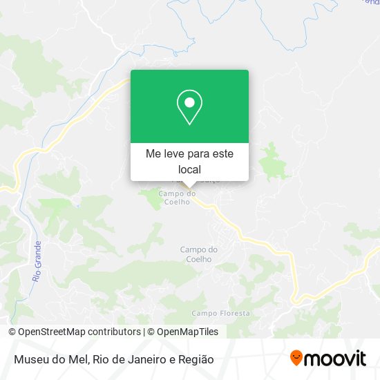Museu do Mel mapa