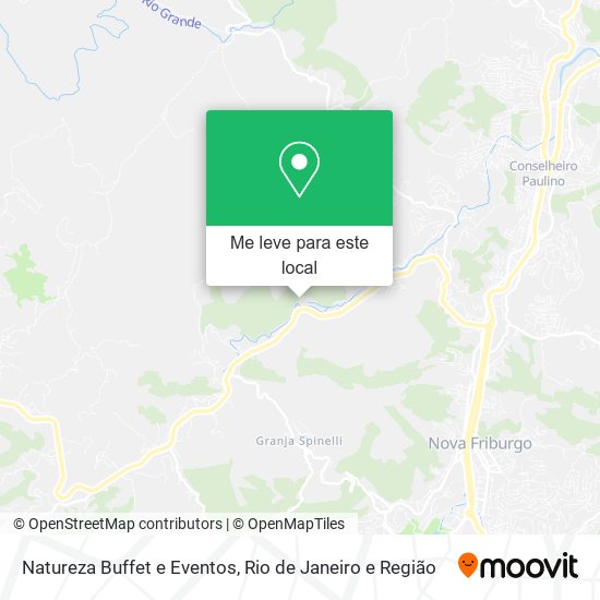 Natureza Buffet e Eventos mapa