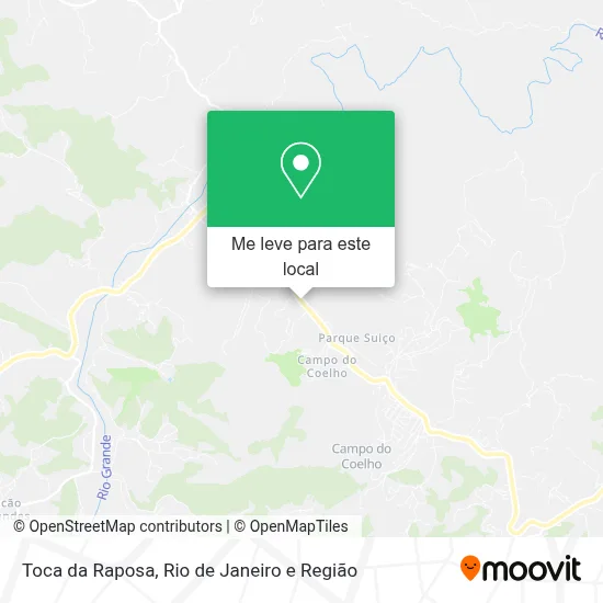 Toca da Raposa mapa