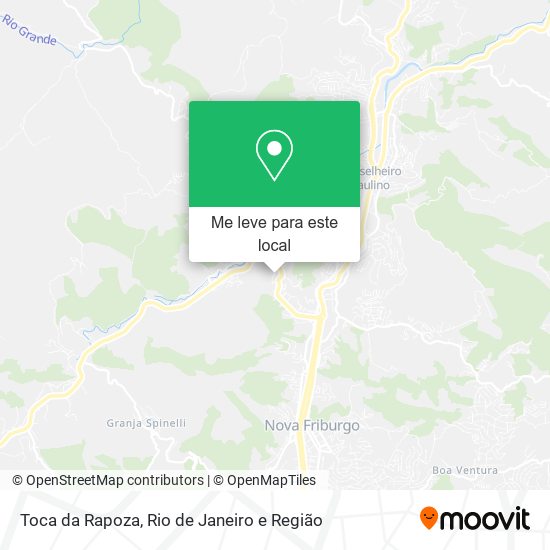 Toca da Rapoza mapa