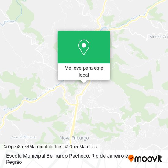 Escola Municipal Bernardo Pacheco mapa