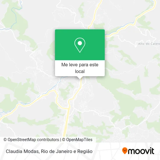 Claudia Modas mapa