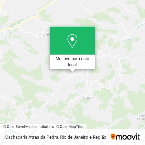 Cachaçaria Atrás da Pedra mapa