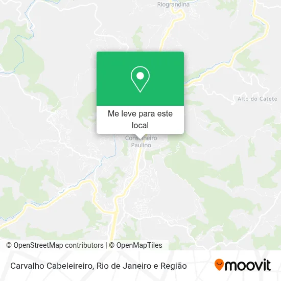 Carvalho Cabeleireiro mapa