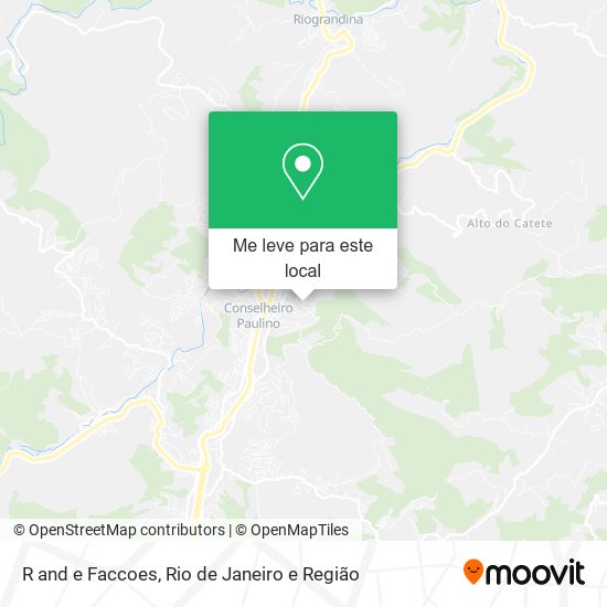 R and e Faccoes mapa