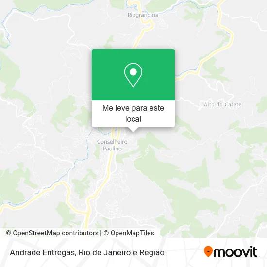 Andrade Entregas mapa