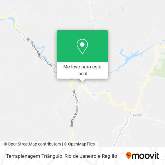 Terraplenagem Triângulo mapa