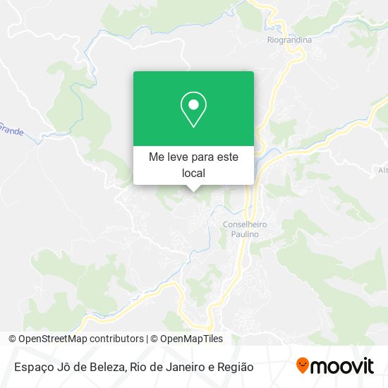 Espaço Jô de Beleza mapa