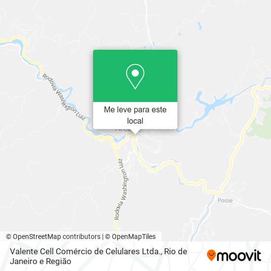 Valente Cell Comércio de Celulares Ltda. mapa