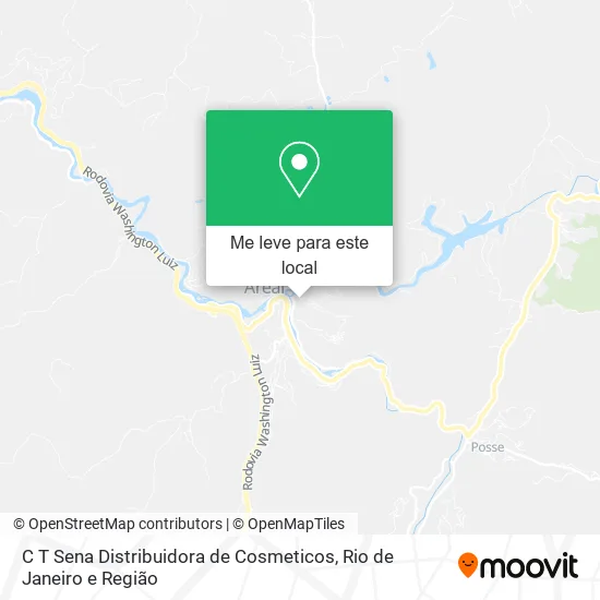 C T Sena Distribuidora de Cosmeticos mapa
