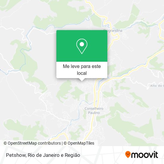 Petshow mapa