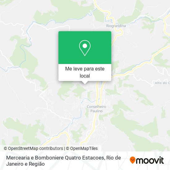 Mercearia e Bomboniere Quatro Estacoes mapa