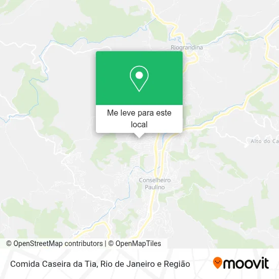 Comida Caseira da Tia mapa