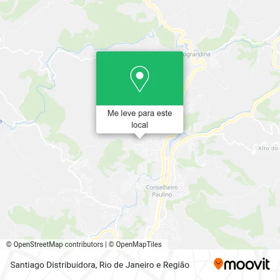 Santiago Distribuidora mapa