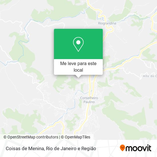 Coisas de Menina mapa