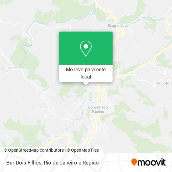 Bar Dois Filhos mapa