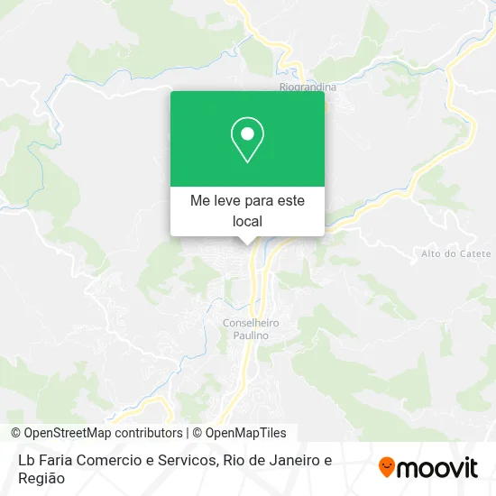 Lb Faria Comercio e Servicos mapa
