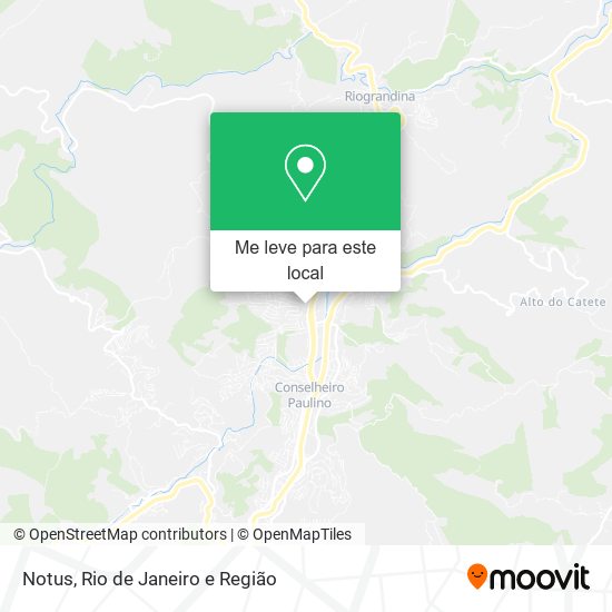 Notus mapa