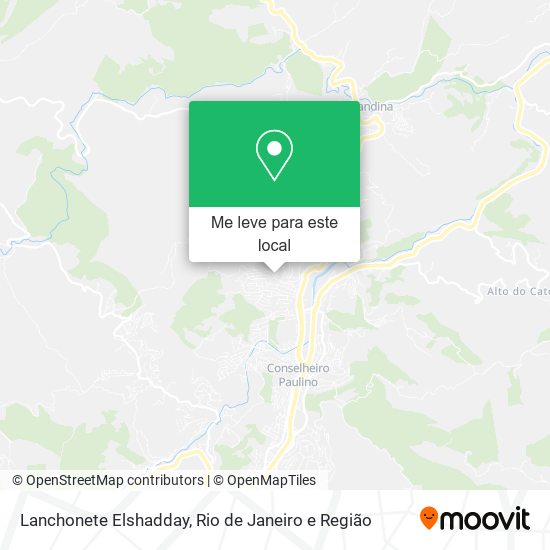 Lanchonete Elshadday mapa