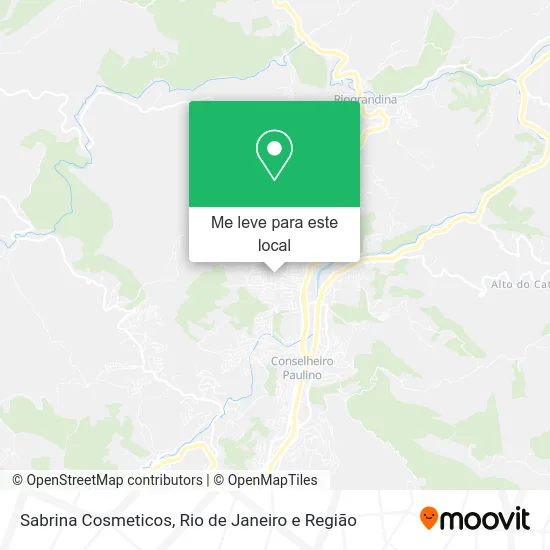 Sabrina Cosmeticos mapa
