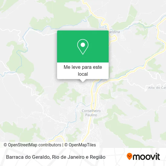 Barraca do Geraldo mapa