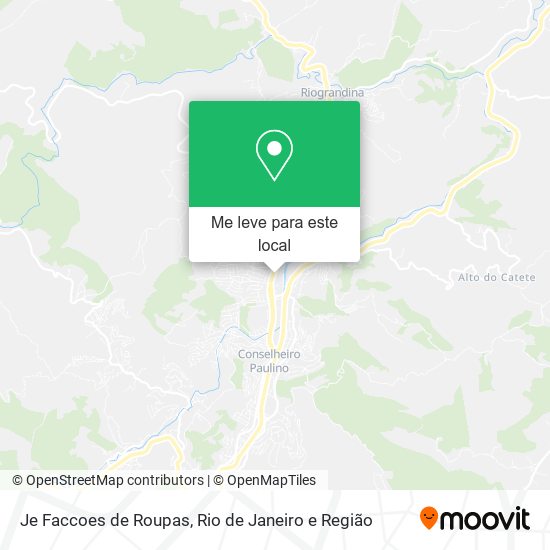 Je Faccoes de Roupas mapa