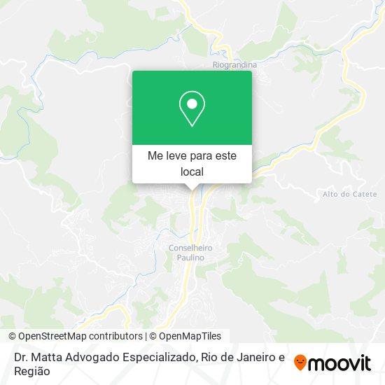 Dr. Matta Advogado Especializado mapa