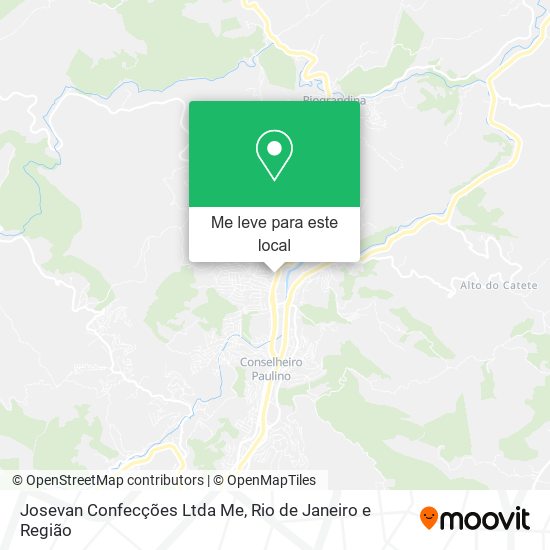 Josevan Confecções Ltda Me mapa