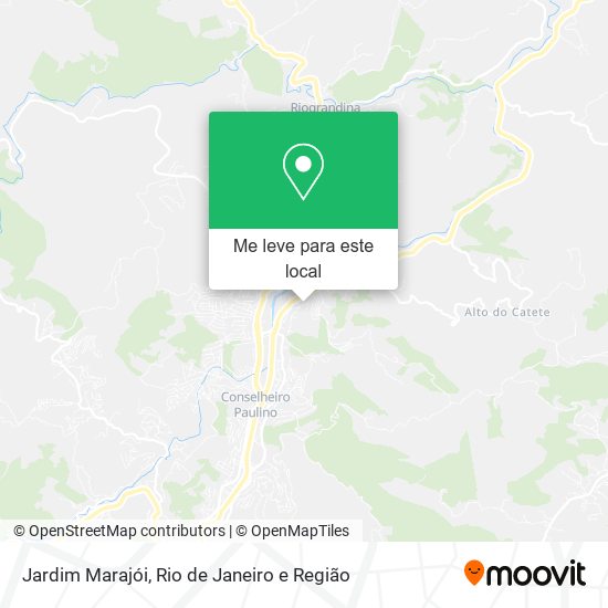 Jardim Marajói mapa