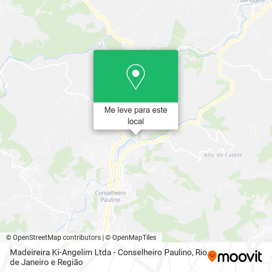 Madeireira Ki-Angelim Ltda - Conselheiro Paulino mapa