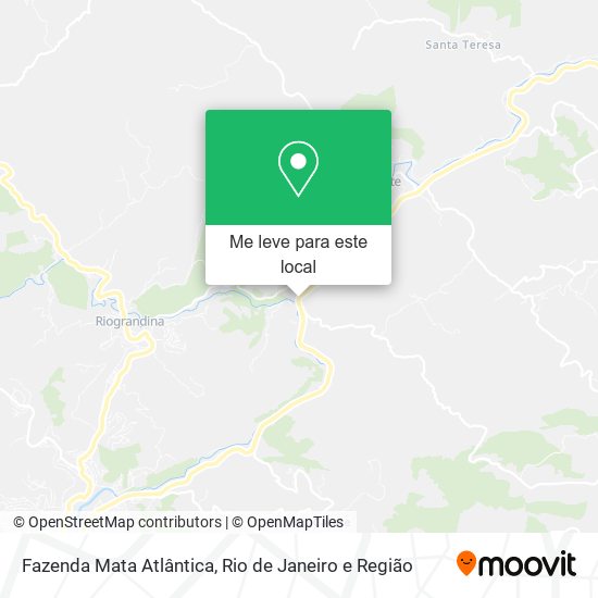 Fazenda Mata Atlântica mapa