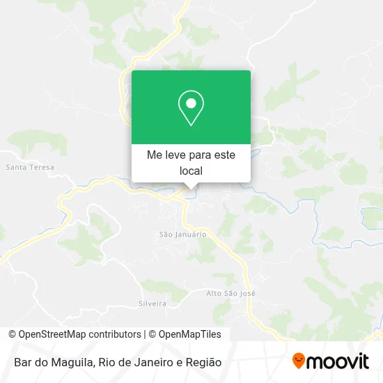 Bar do Maguila mapa