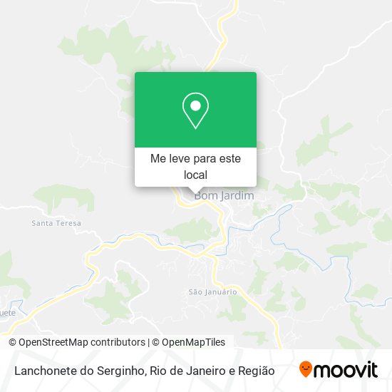 Lanchonete do Serginho mapa