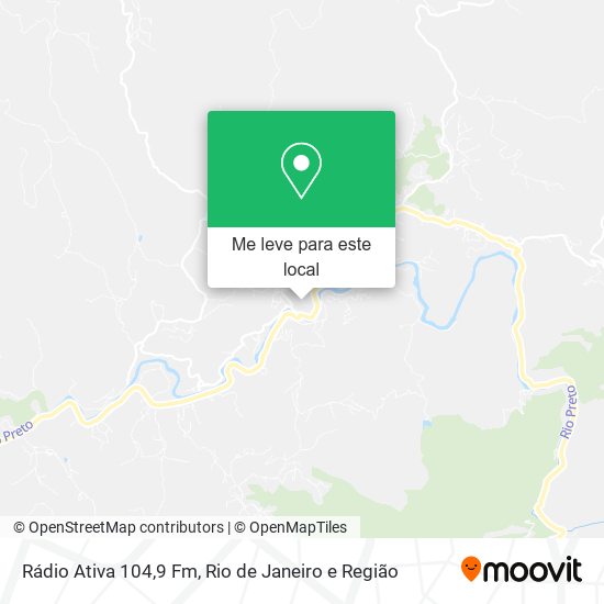 Rádio Ativa 104,9 Fm mapa