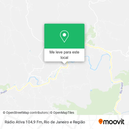 Rádio Ativa 104,9 Fm mapa