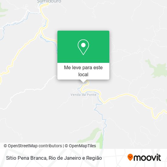 Sítio Pena Branca mapa