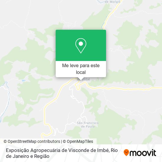 Exposição Agropecuária de Visconde de Imbé mapa