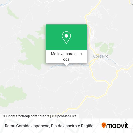 Ramu Comida Japonesa mapa