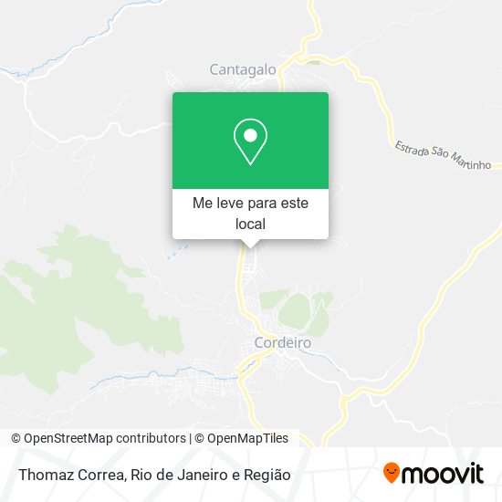 Thomaz Correa mapa